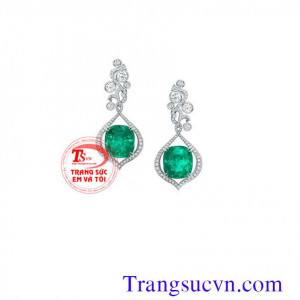 Hoa tai Emerald đẹp