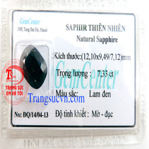 Sapphire tự nhiên đen đẹp