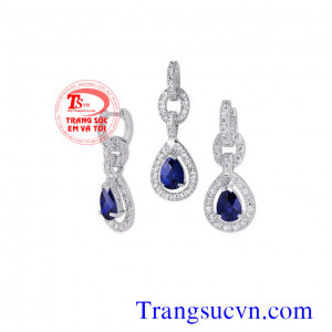 Bộ Saphir vàng tây