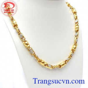 Dây chuyền nam vàng 10k sang trọng
