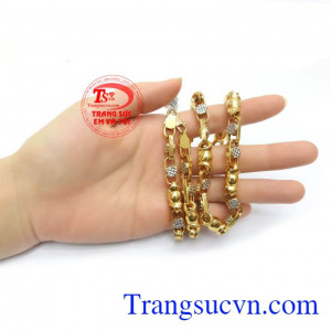 Dây chuyền nam vàng tây đẹp