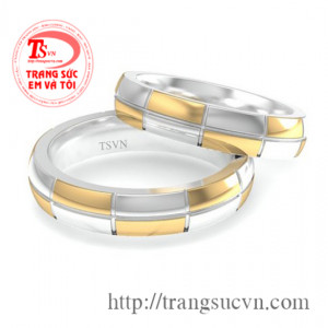 Nhẫn cưới vàng 18K