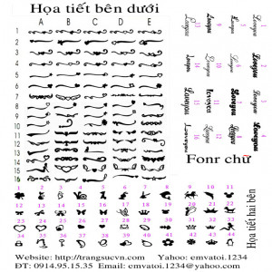 Dây chữ gắn đá quý mang tên bạn