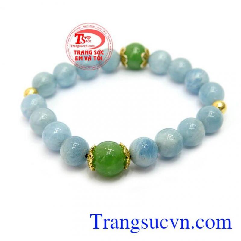 Chuỗi vòng aquamarine 