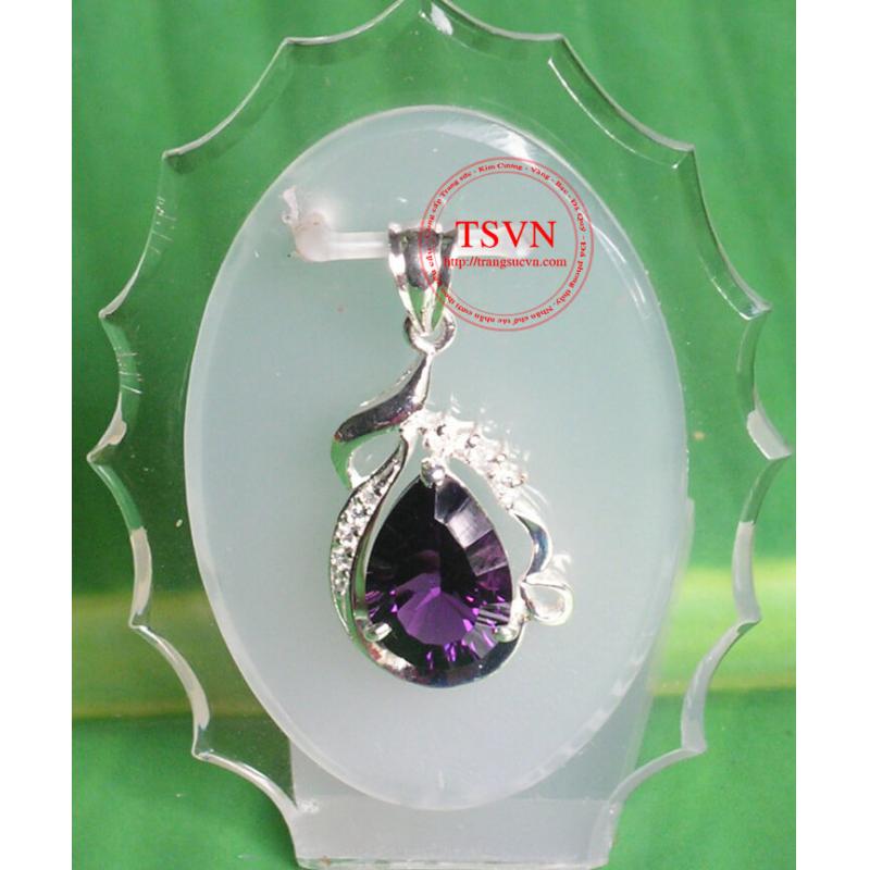 Mặt dây gắn đá Thạch Anh 2