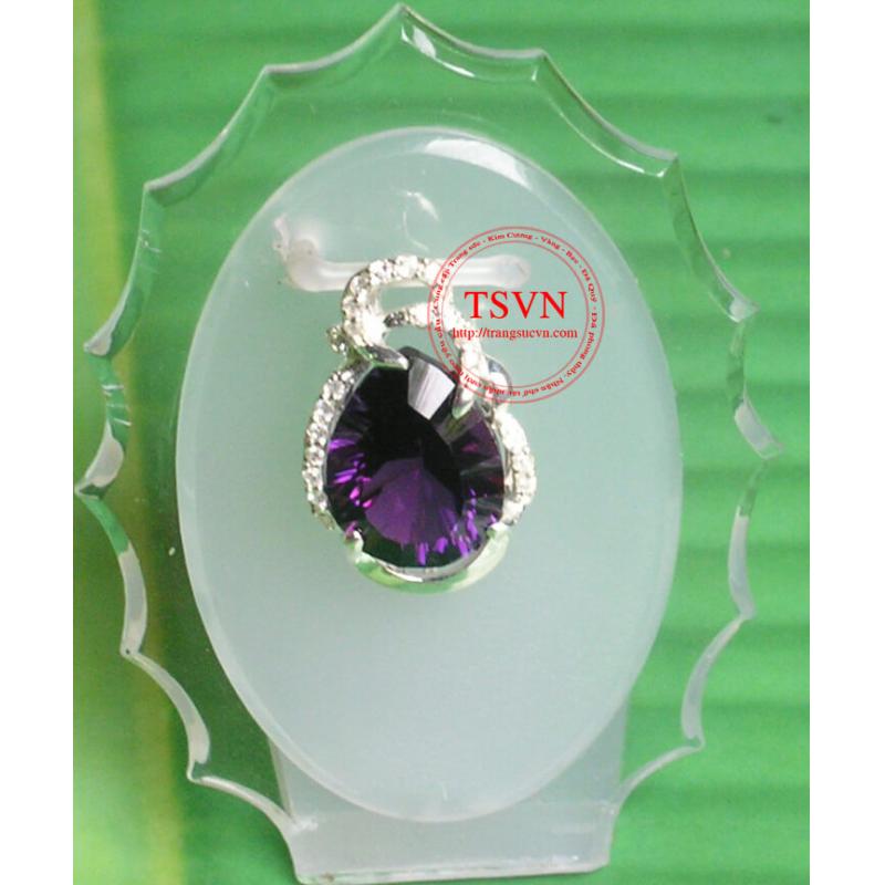 Mặt dây gắn đá Thạch Anh 15