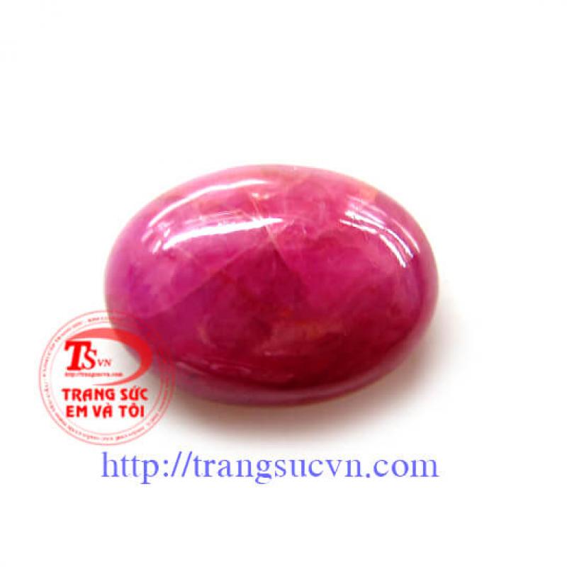 Ruby thiên nhiên Lục yên màu đỏ tím