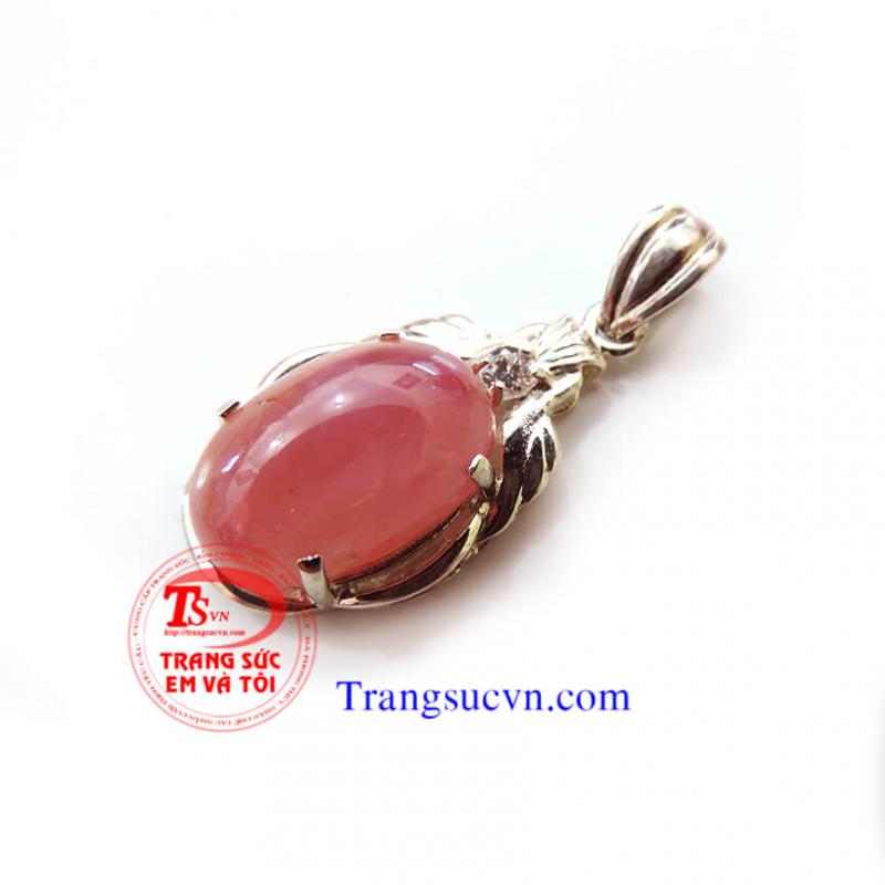 Mặt dây chuyền bạc ruby