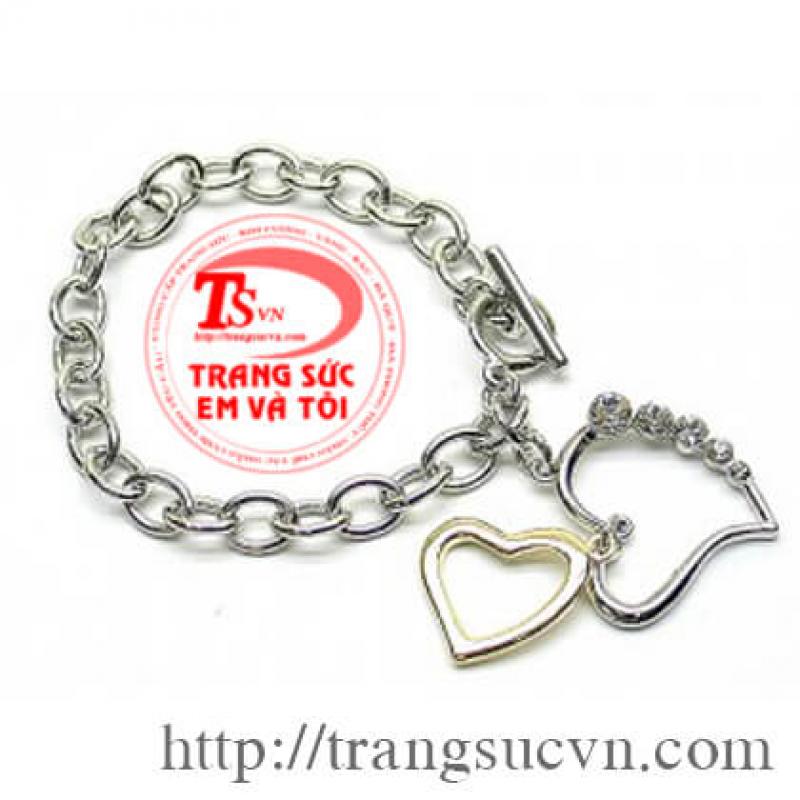 Lắc tay đôi trái tim