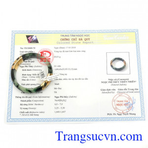 Giấy kiểm định vòng ngọc