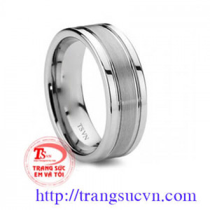 Nhẫn bạc nam trơn