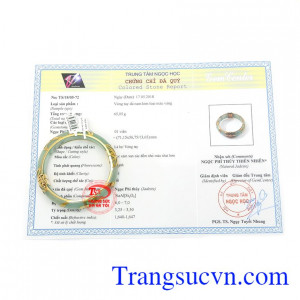 Giấy kiểm định đá quý từ trung tâm ngọc học