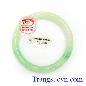Vòng tay ngọc cẩm thạch kiểm định chất lượng