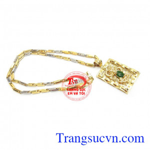 Bộ dây rồng vàng jadeite, ngọc cẩm thạch đẹp, món quà vô giá từ thiên nhiên ban tặng
