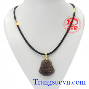 Bộ trang sức di lặc mã não may mắn