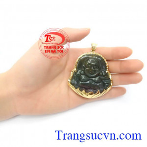 Mặt Di Lặc Bọc Vàng Tài Lộc