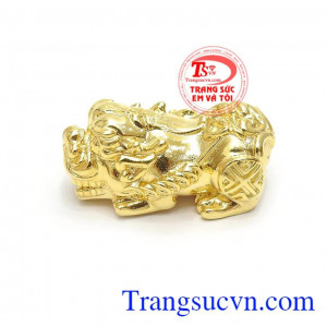 Mặt Dây Tỳ Hưu Phát Lộc phù hợp làm mặt dây, lắc đeo tay hợp thời trang và phong thủy