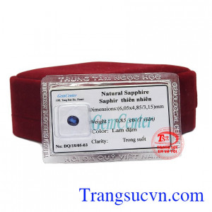 Sapphire có nhiều tác dụng trong phong thủy, đem lại sự may mắn cho người sử dụng