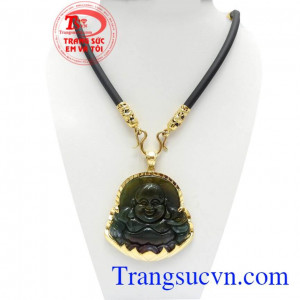 Bộ Dây Chuyền Di Lặc Tài Lộc đeo hợp thời trang và phong thủy, mang lại may mắn, tài lộc và hạnh phúc cho người đeo
