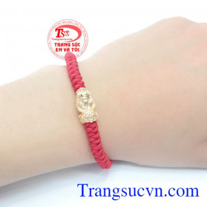 Dây tết charm tì hưu may mắn vàng 10k, giao hàng nhanh trên toàn quốc