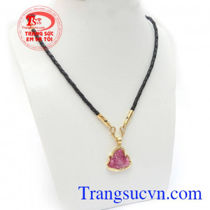 Bộ dây chuyền mặt phật bọc vàng hợp phong thủy