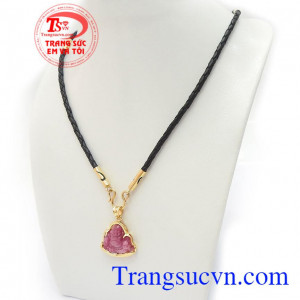 Bộ Dây Chuyền Ruby Đại Lộc kiểu dáng tinh tế, thời trang