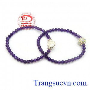Chuỗi tay thạch anh tím xinh xắn món quà sinh nhật dành tặng các bạn nữ