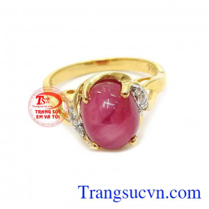 Đá ruby sao thiên nhiên có nhiều tác dụng trong việc điều trị các bệnh về tim, máu, não, giúp tăng cường trí nhớ