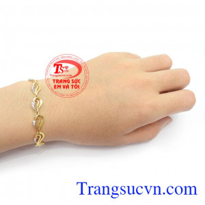 Lắc Tay Vàng Tây May Mắn