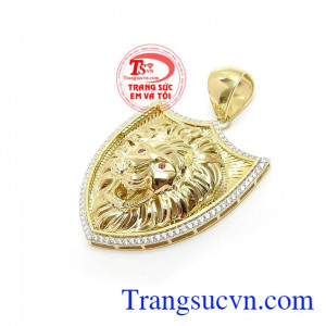 Mặt Dây Sư Tử Thời Trang với hình tượng đầu sư tử được chế tác tinh xảo mang lại sự đẳng cấp, phong cách và cá tính cho phái mạnh