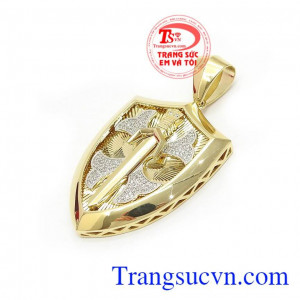 Mặt dây vàng tây Hàn Quốc phong cách