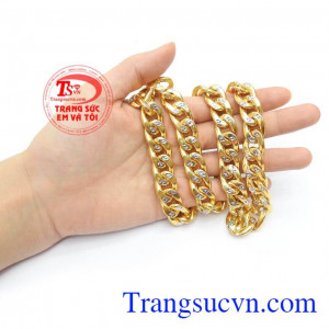 Dây Chuyền Vàng Nam Độc Đáo chế tác đẹp, độc đáo, mang lại cá tính, sang trọng và thời trang