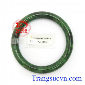 Vòng Ngọc cẩm Thạch Đại Phúc vân ngọc độc đáo, đeo sang trọng