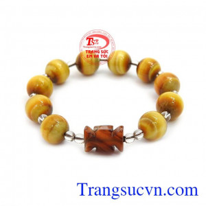 Chuỗi đá mắt hổ công giáo là sản phẩm đá mắt hổ thiên nhiên. Chuỗi Mân Côi là trang sức may mắn dành cho người công giáo