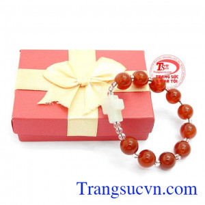 Chuỗi Mân Côi Mã Não đỏ, chuỗi hạt đeo tay mã não đỏ đẹp, may mắn mang lại bình an cho người đeo và năng lần chuỗi Mân côi hàng ngày, đeo bền đẹp, sáng bóng