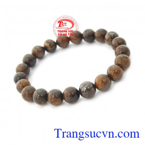 Chuỗi vòng tay gỗ hóa thạch may mắn là sản phẩm gỗ hóa thạch thiên nhiên, sản phẩm đẹp