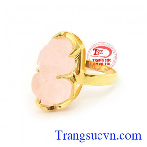 Nhẫn Vàng Tỳ Hưu Bình An chế tác tinh xảo, kiểu dáng độc đáo