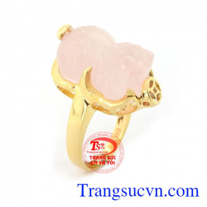 Nhẫn Nữ Tỳ Hưu chế tác độc đáo, tinh xảo