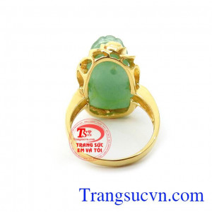 Nhẫn Nữ Tỳ Hưu An Nhiên đeo hợp phong thủy