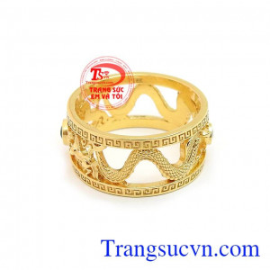 Nhẫn nam đính Ruby, Diopside phong cách