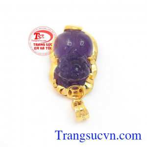 Mặt Dây Tỳ Hưu Cát Khí bọc vàng sang trọng