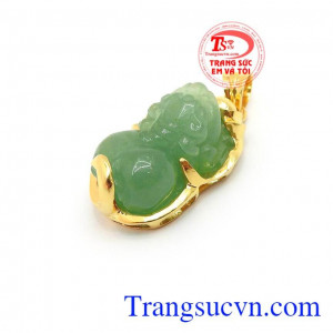 Mặt Dây Tỳ Hưu Phúc Lộc bọc vàng thời trang