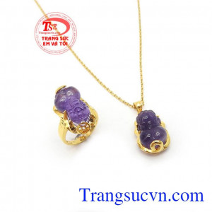 Bộ Trang Sức Tỳ Hưu Bình An đeo hợp phong thủy