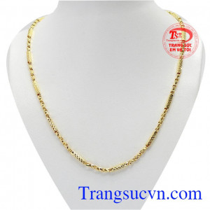 Dây chuyền nam thời trang vàng 10k