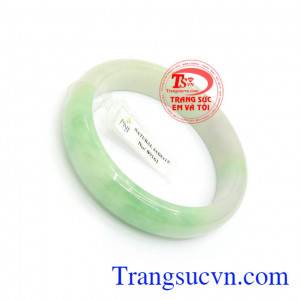 Vòng ngọc cỡ lớn ngọc cẩm thạch thiên nhiên sang trọng, quý phái