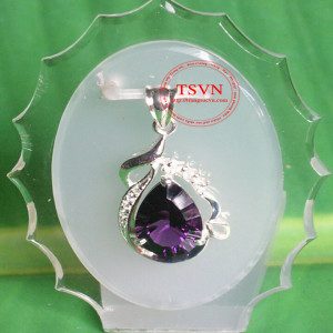 Mặt dây gắn đá Thạch Anh 2