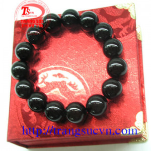 Chuỗi Hạt Mã não Đen 14 ly
