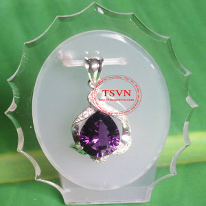 Mặt dây gắn đá Thạch Anh 20
