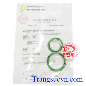 Vòng Phỉ thúy kiểm định SJC