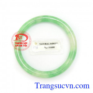 Vòng cẩm thạch tròn thiên nhiên sang trọng